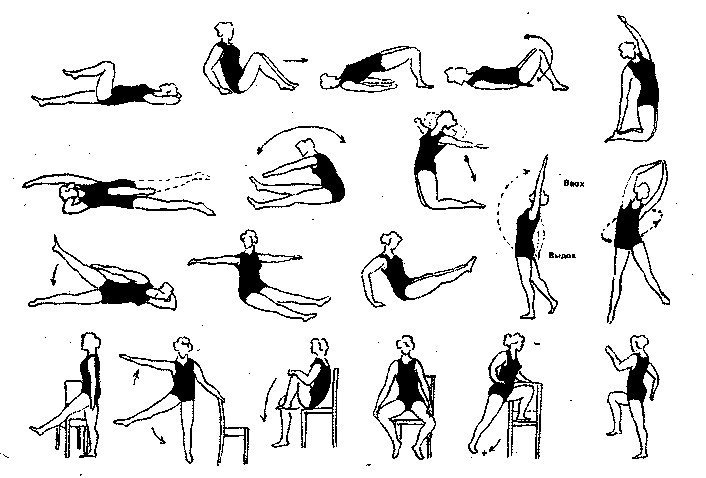 Лечебная гимнастика при остеохондрозе