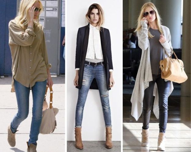 С чем носить женские джинсы разных фасонов
