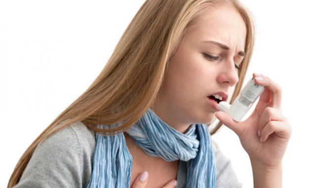 аллергическая астма у девушки