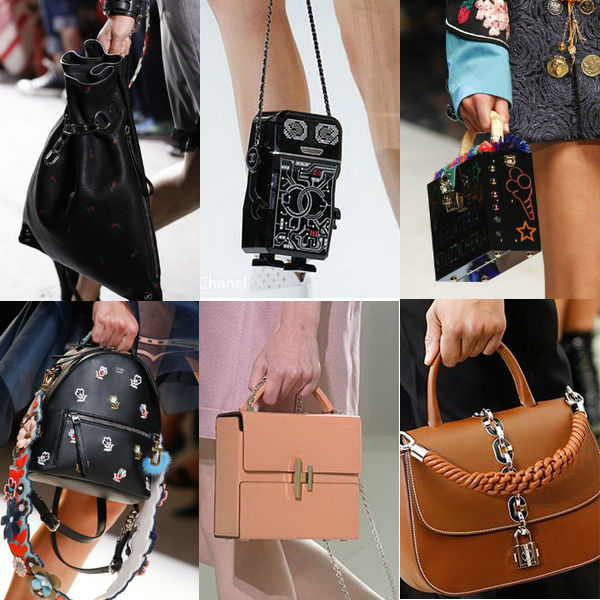 Alexander Wang, Chanel, Dolce&Gabbane, Fendi, Hermes, Louis Vaitton