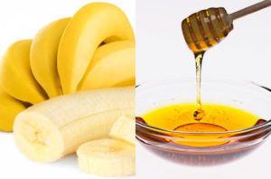 Банан с медом при кашле