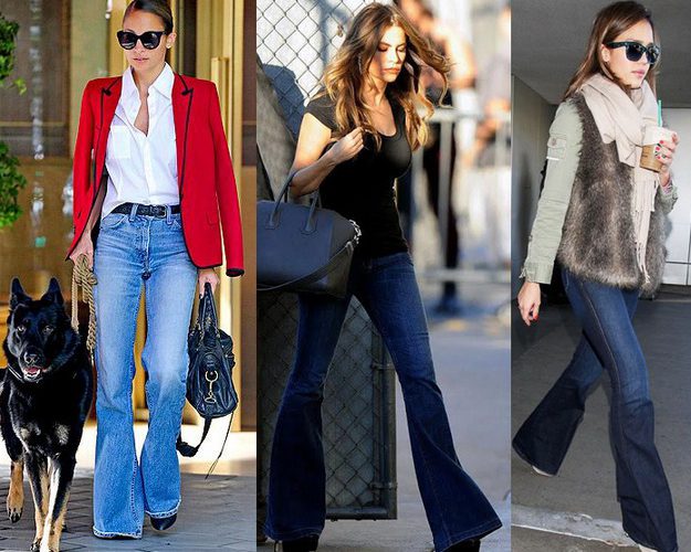 С чем носить женские джинсы разных фасонов