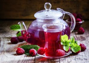 Малиновый чай для лечения бронхита 