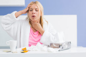 Частый кашель является признаком вирусной пневмонии 